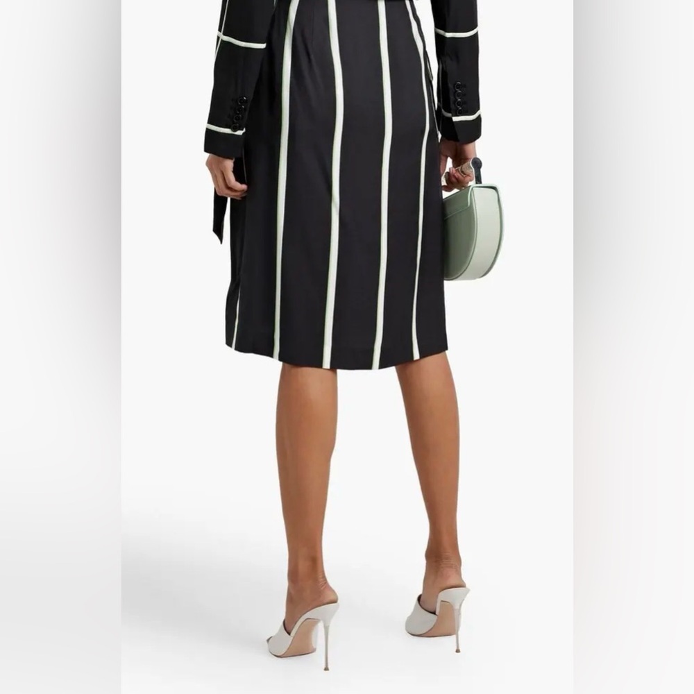 Equipment Striped Pencil Skirt with Belt and Flap Pocket Size 6 $425 - Picture 3 of 7